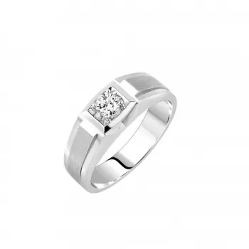 Appealing White Gold Ring